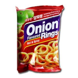 농심 매운 양파링 Nongshim Onion Flavored Rings Spicy 40 g X 3봉
