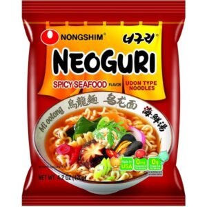 농심 너구리 매운맛 Nongshim Neoguri Ramyeon Spicy X 3봉
