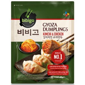 비비고 김치치킨 교자만두 Kimchi Chicken Gyoza Mandu 600g